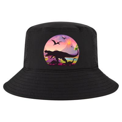 Cool Prehistoric Dinosaur Land Cool Comfort Performance Bucket Hat