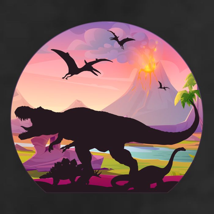 Cool Prehistoric Dinosaur Land Adult Drive Performance Visor