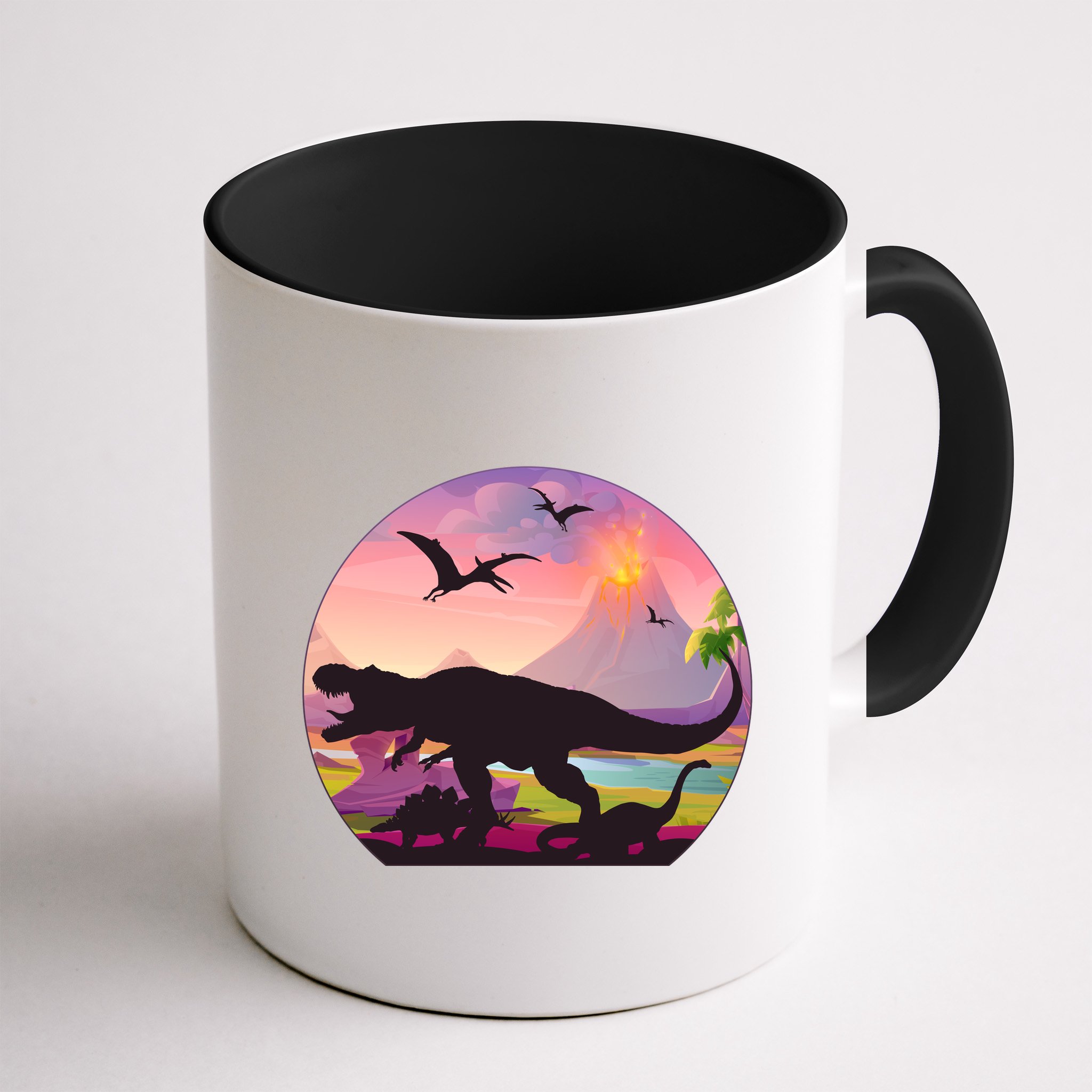 Cool Prehistoric Dinosaur Land Mug