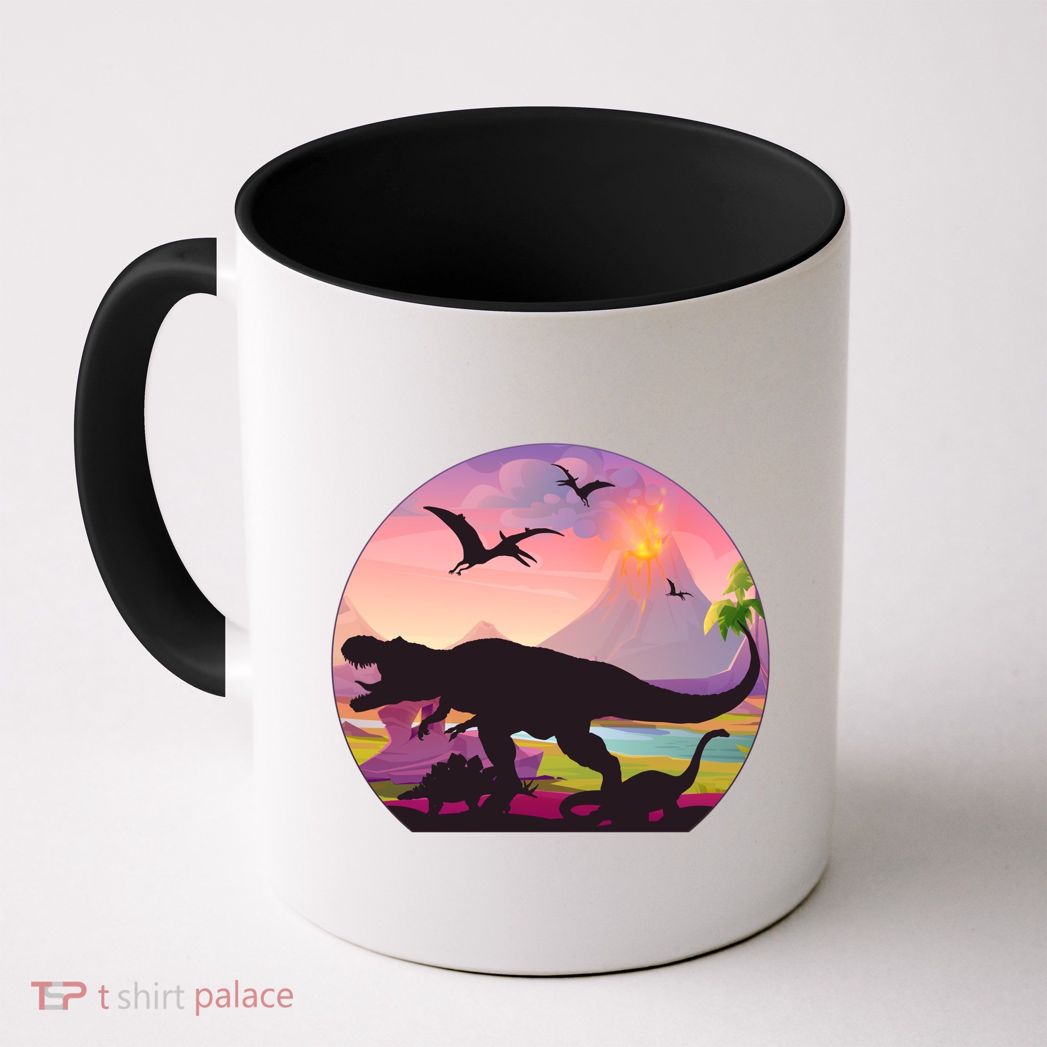 Cool Prehistoric Dinosaur Land Mug