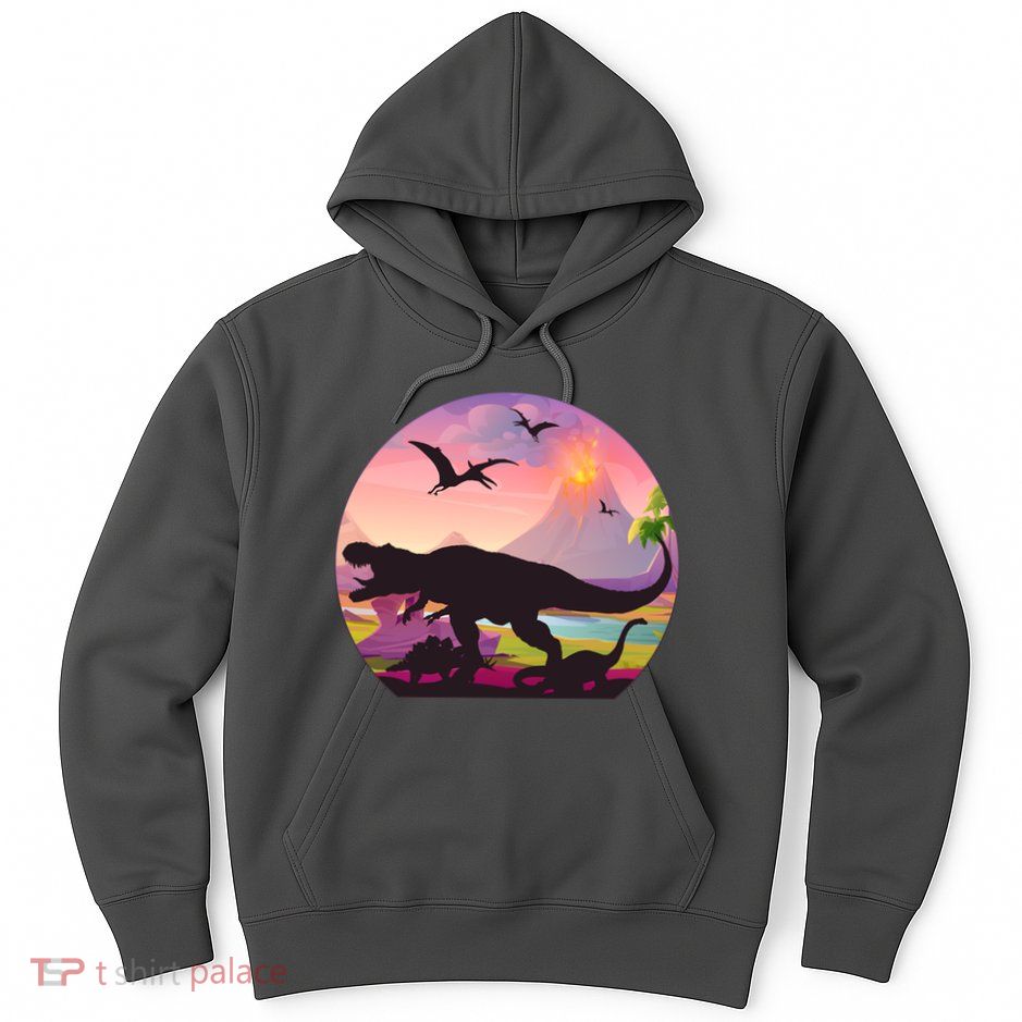 Cool Prehistoric Dinosaur Land Hoodie