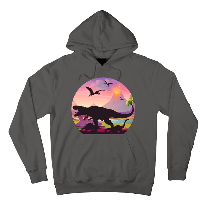 Cool Prehistoric Dinosaur Land Hoodie