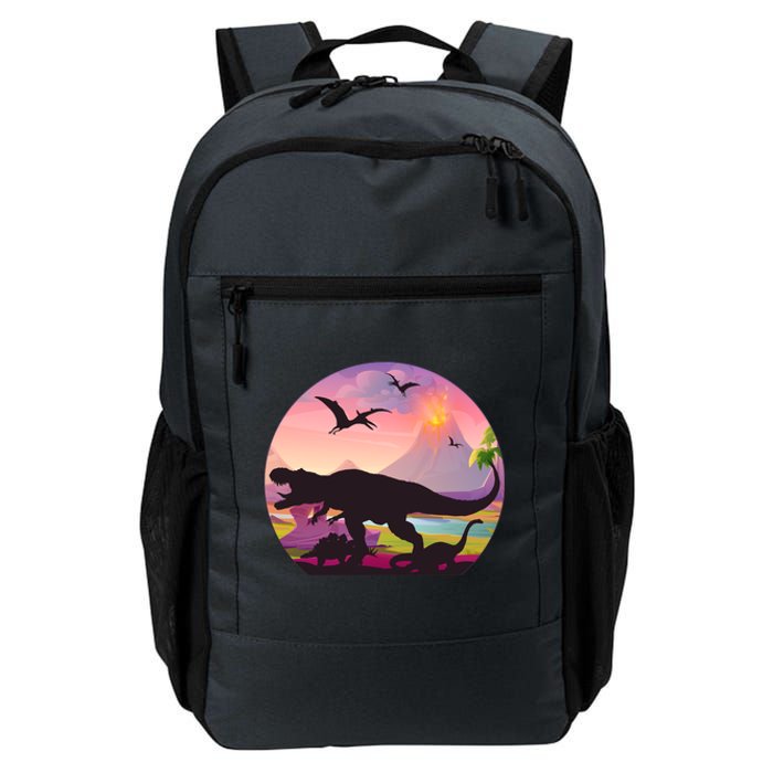 Cool Prehistoric Dinosaur Land Daily Commute Backpack