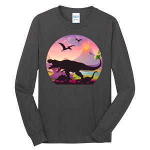 Cool Prehistoric Dinosaur Land Tall Long Sleeve T-Shirt