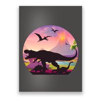 Cool Prehistoric Dinosaur Land Poster