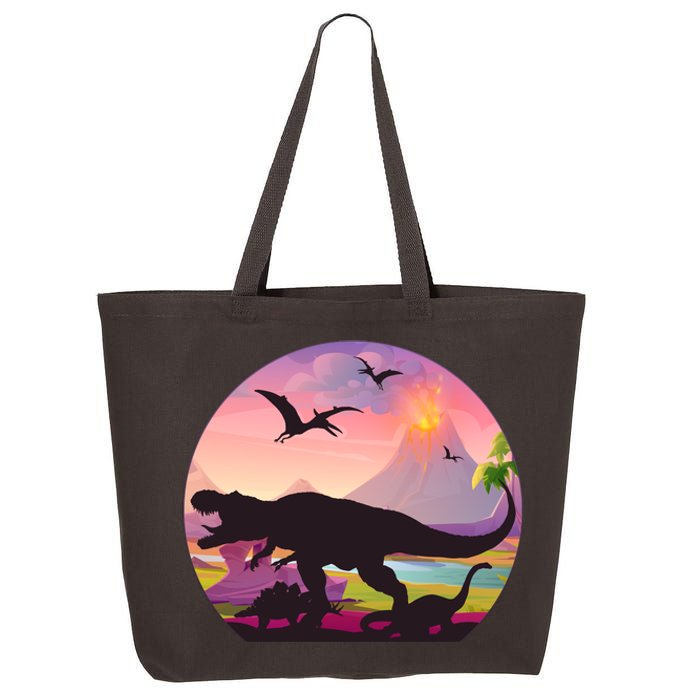 Cool Prehistoric Dinosaur Land 25L Jumbo Tote