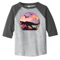 Cool Prehistoric Dinosaur Land Toddler Fine Jersey T-Shirt