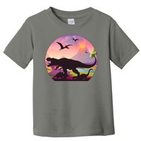 Cool Prehistoric Dinosaur Land Toddler T-Shirt