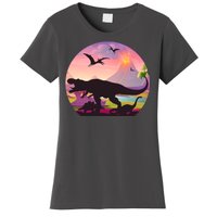 Cool Prehistoric Dinosaur Land Women's T-Shirt