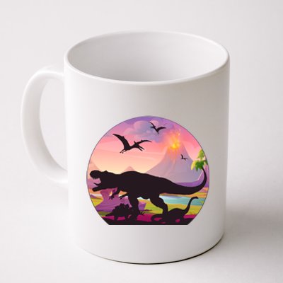 Cool Prehistoric Dinosaur Land Coffee Mug