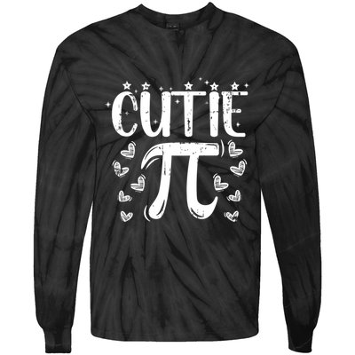 Cutie Pi Day Math Lover Gift Tie-Dye Long Sleeve Shirt