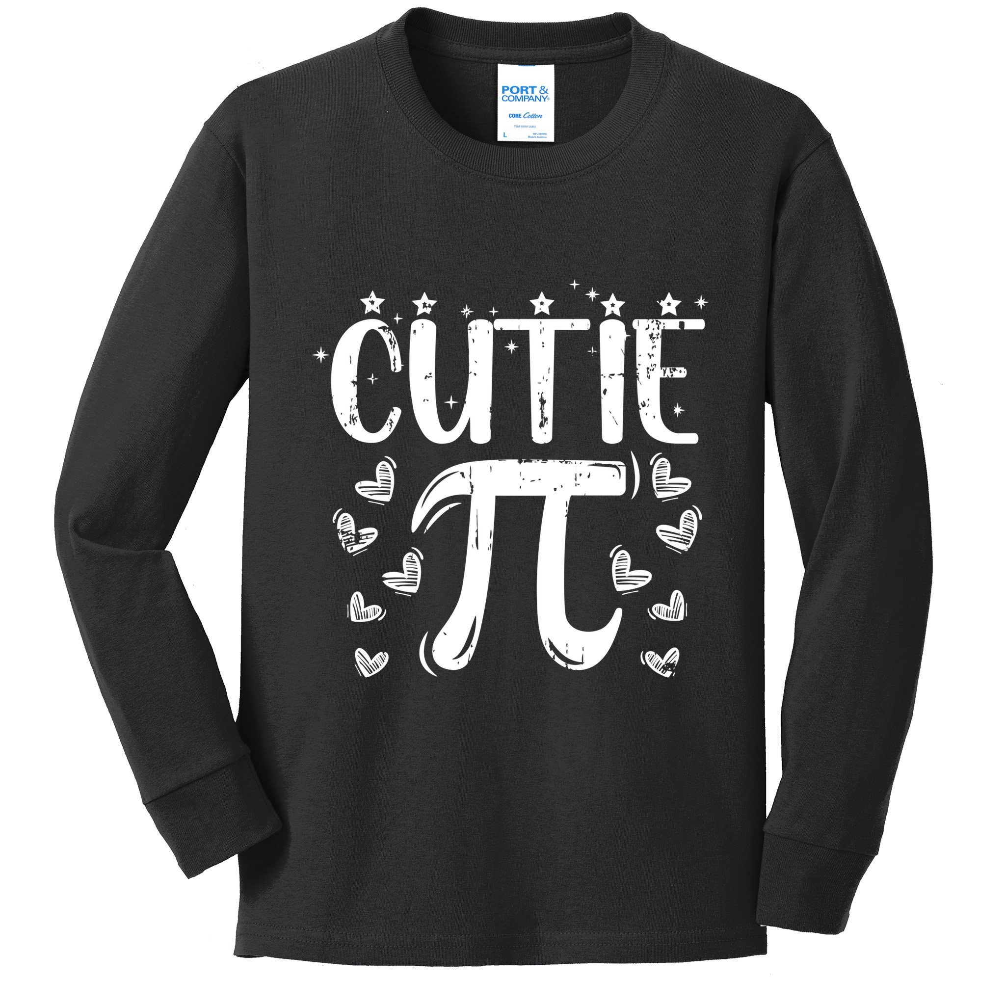Cutie Pi Day Math Lover Gift Kids Long Sleeve Shirt