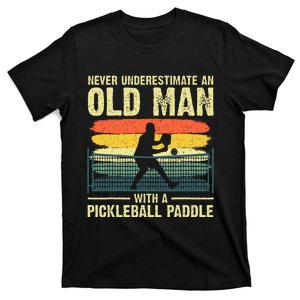 Cool Pickleball Design For Grandpa Pickleball Player T-Shirt