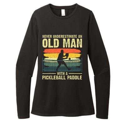 Cool Pickleball Design For Grandpa Pickleball Player Womens CVC Long Sleeve Shirt