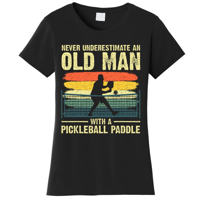 Cool Pickleball Design For Grandpa Pickleball Player Women's T-Shirt