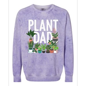 Cool Plant Design For Men Dad Gardener Garden Plant Lover Colorblast Crewneck Sweatshirt