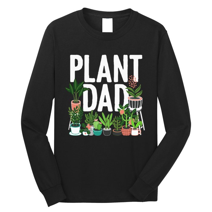 Cool Plant Design For Men Dad Gardener Garden Plant Lover Long Sleeve Shirt