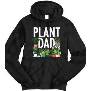 Cool Plant Design For Men Dad Gardener Garden Plant Lover Tie Dye Hoodie