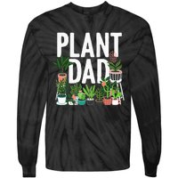 Cool Plant Design For Men Dad Gardener Garden Plant Lover Tie-Dye Long Sleeve Shirt