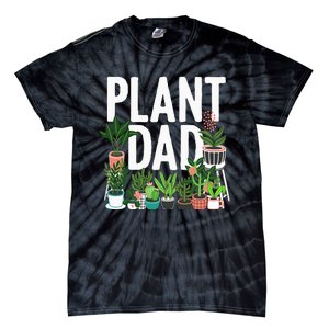 Cool Plant Design For Men Dad Gardener Garden Plant Lover Tie-Dye T-Shirt