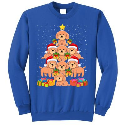 Cute Poodle Dog Christmas Tree For Dog Lover Xmas Funny Gift Sweatshirt