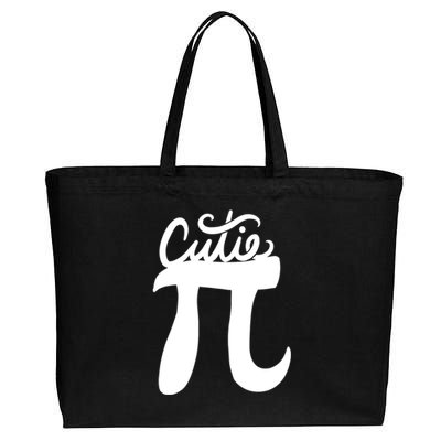 Cutie Pi Day Art Pi Symbol Cool Gift Cotton Canvas Jumbo Tote