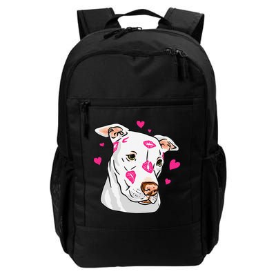 Cute Pitbull Dog Love And Hearts Funny I Love PitBull Dogs Backpack