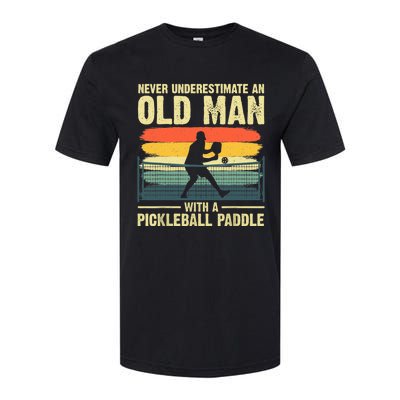 Cool Pickleball Design For Grandpa Pickleball Player Softstyle CVC T-Shirt