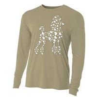 Cute Poodle Dog Hearts Couple Valentine's Puppy Pet Lover Cooling Performance Long Sleeve Crew