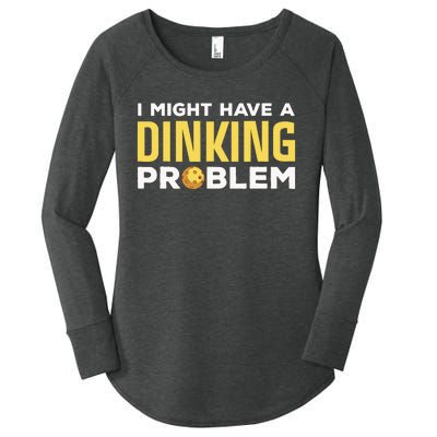 Cool Pickleball Design For Dink Pickleball Player Women's Perfect Tri Tunic Long Sleeve Shirt