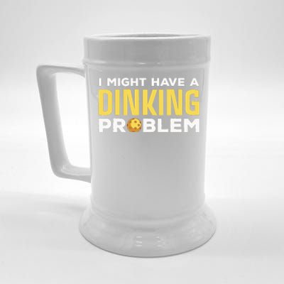 Cool Pickleball Design For Dink Pickleball Player Beer Stein