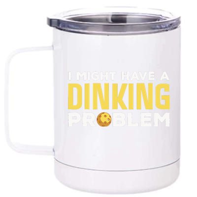 Cool Pickleball Design For Dink Pickleball Player 12 oz Stainless Steel Tumbler Cup