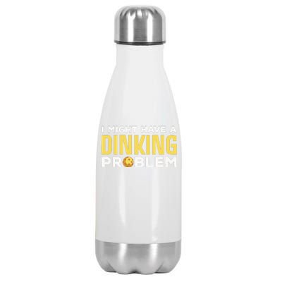 Cool Pickleball Design For Dink Pickleball Player Stainless Steel Insulated Water Bottle