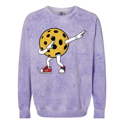 Cute Pickleball Design Colorblast Crewneck Sweatshirt