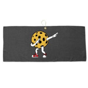 Cute Pickleball Design Large Microfiber Waffle Golf Towel