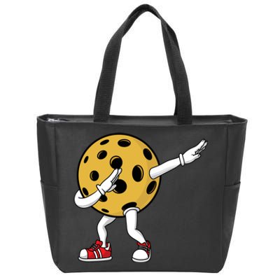 Cute Pickleball Design Zip Tote Bag