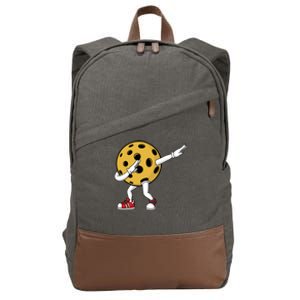 Cute Pickleball Design Cotton Canvas Backpack