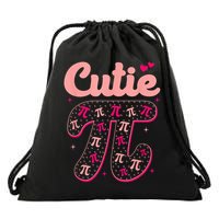 Cutie Pi Day Pi Symbol 3.14 Math Teacher Pi Day Lover Drawstring Bag