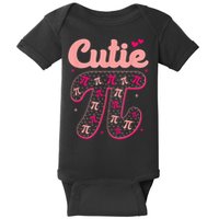 Cutie Pi Day Pi Symbol 3.14 Math Teacher Pi Day Lover Baby Bodysuit