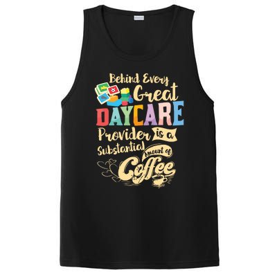 Childcare Provider Daycare Teacher Coffee Lover Drinker PosiCharge Competitor Tank