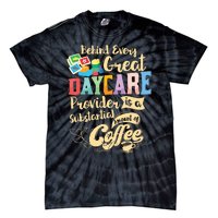 Childcare Provider Daycare Teacher Coffee Lover Drinker Tie-Dye T-Shirt