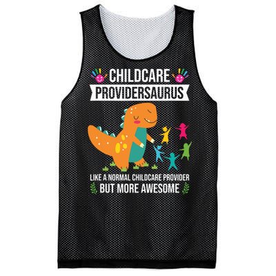 Childcare Providersaurus Dinosaur Childcare Provider Daycare Mesh Reversible Basketball Jersey Tank