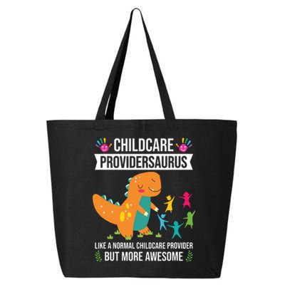 Childcare Providersaurus Dinosaur Childcare Provider Daycare 25L Jumbo Tote