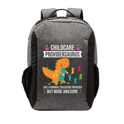 Childcare Providersaurus Dinosaur Childcare Provider Daycare Vector Backpack