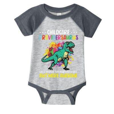 Childcare Providersaurus Daycare Teachers Infant Baby Jersey Bodysuit