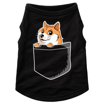 Cute Pocket Dog Design Doggie Tank