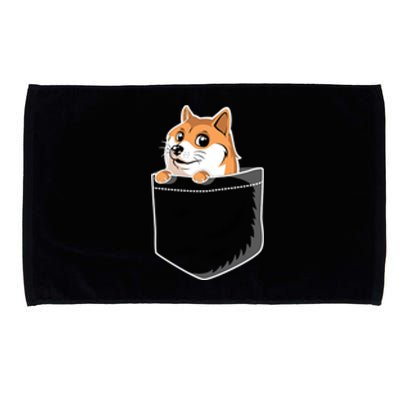 Cute Pocket Dog Design Microfiber Hand Towel