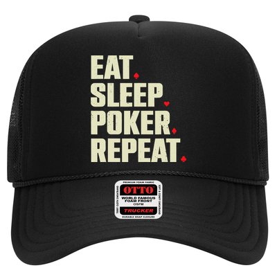 Cute Poker Design Casino Gambling Poker Player Trucker Hat