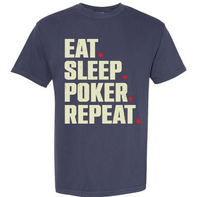 Cute Poker Design Casino Gambling Poker Player Garment-Dyed Heavyweight T-Shirt