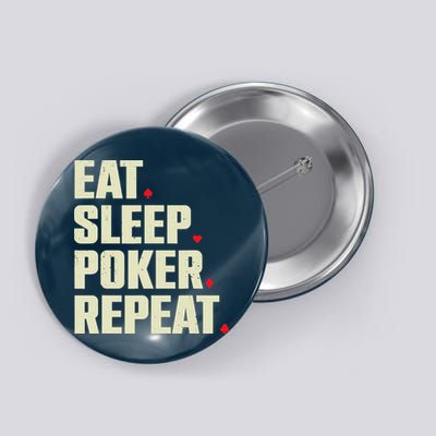 Cute Poker Design Casino Gambling Poker Player Button